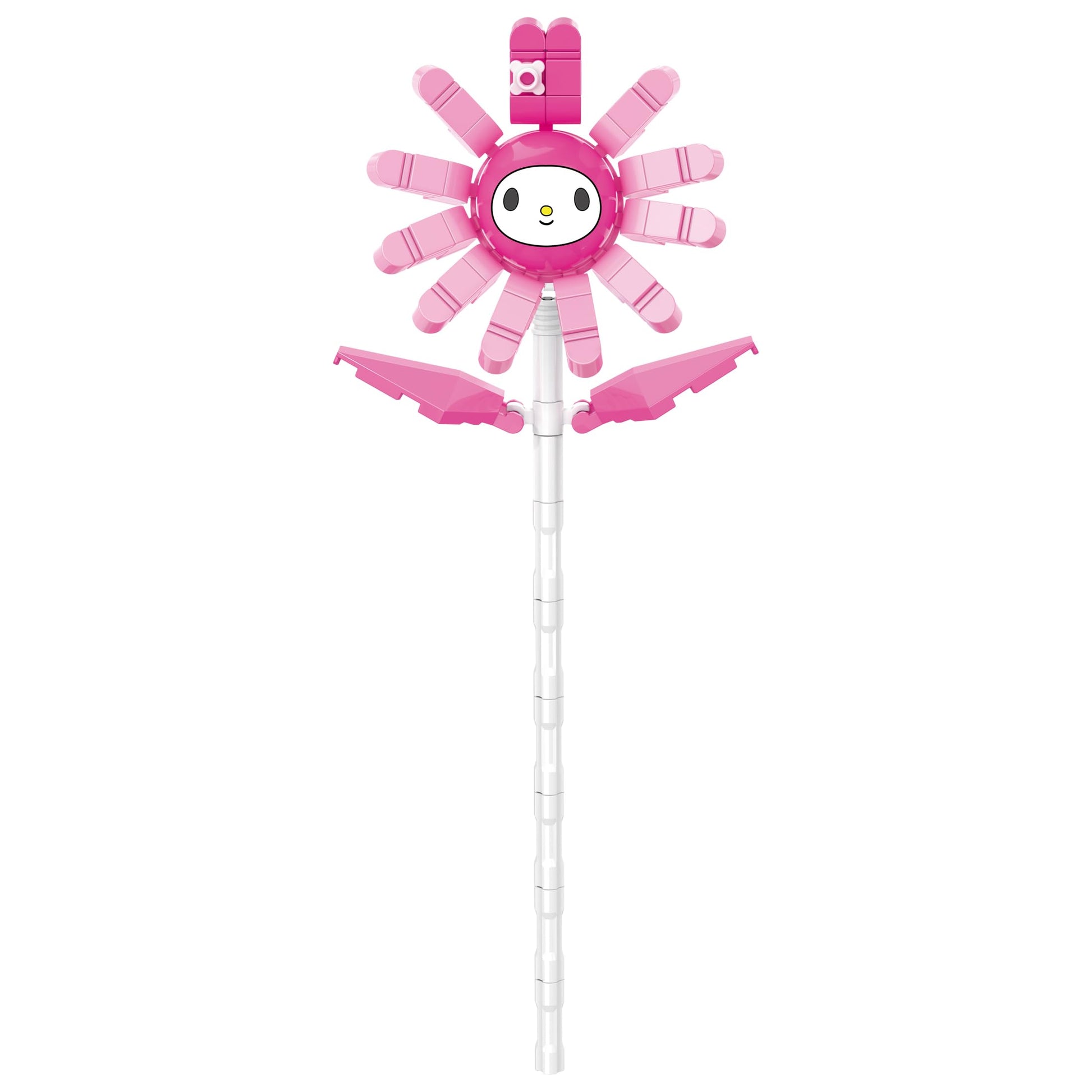 Brickcraft Officially Licensed Sanrio My Melody Flower with Detailed face and Petals Included 92 Pieces Multicolored Brick Building Set