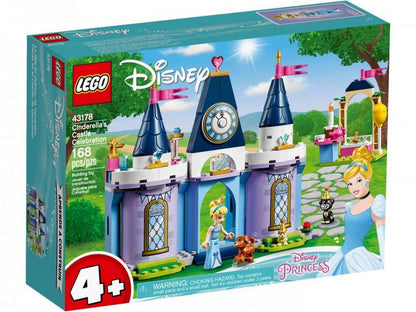 LEGO Disney Cinderella’s Castle Celebration 43178 Creative Building Kit, New 2020 (168 Pieces)