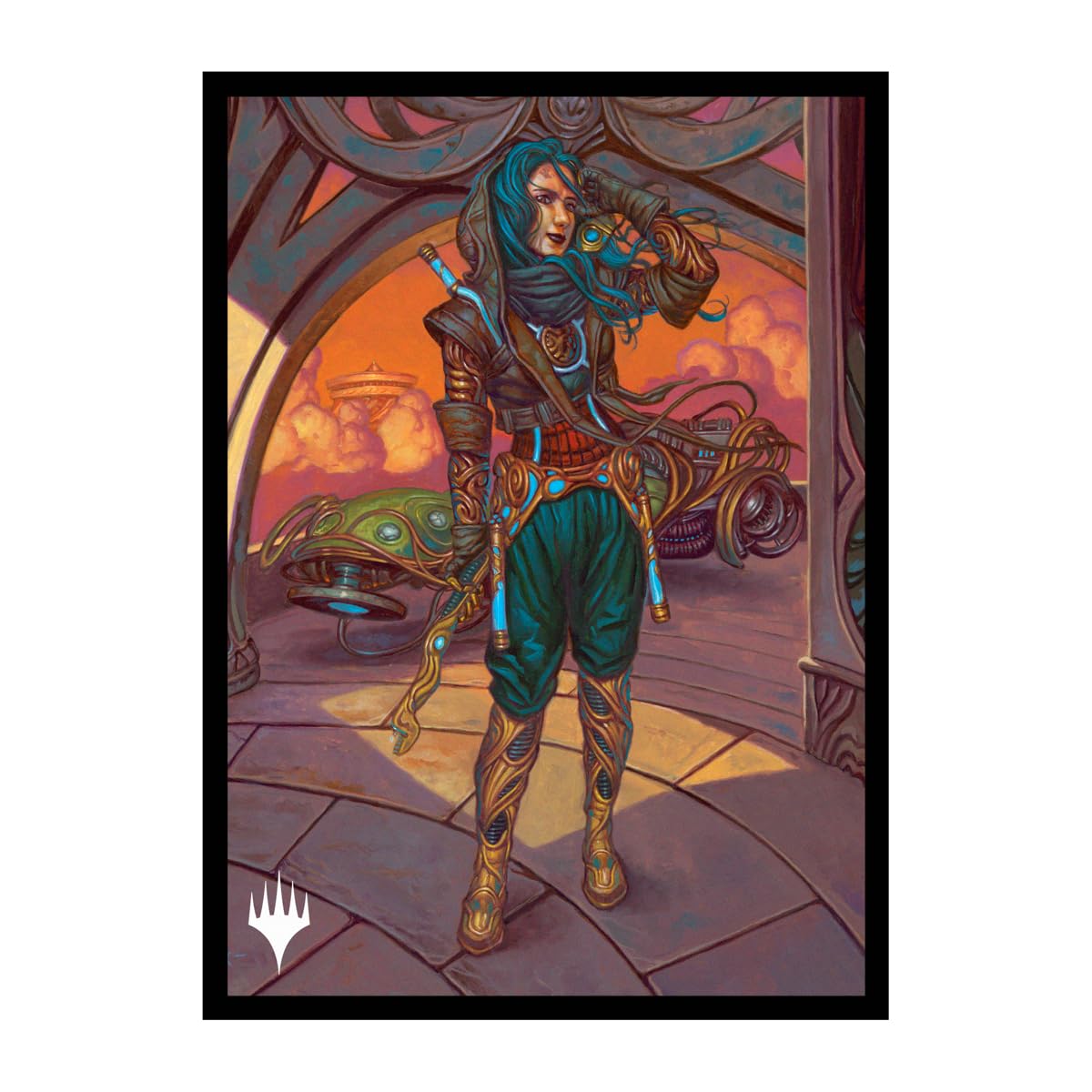 Ultra PRO - Aetherdrift Sita Varma, Masked Racer 100ct Deck Protector® Sleeves for Magic: The Gathering, Sports Cards, MTG, D&D Cards, Sized to Fit
