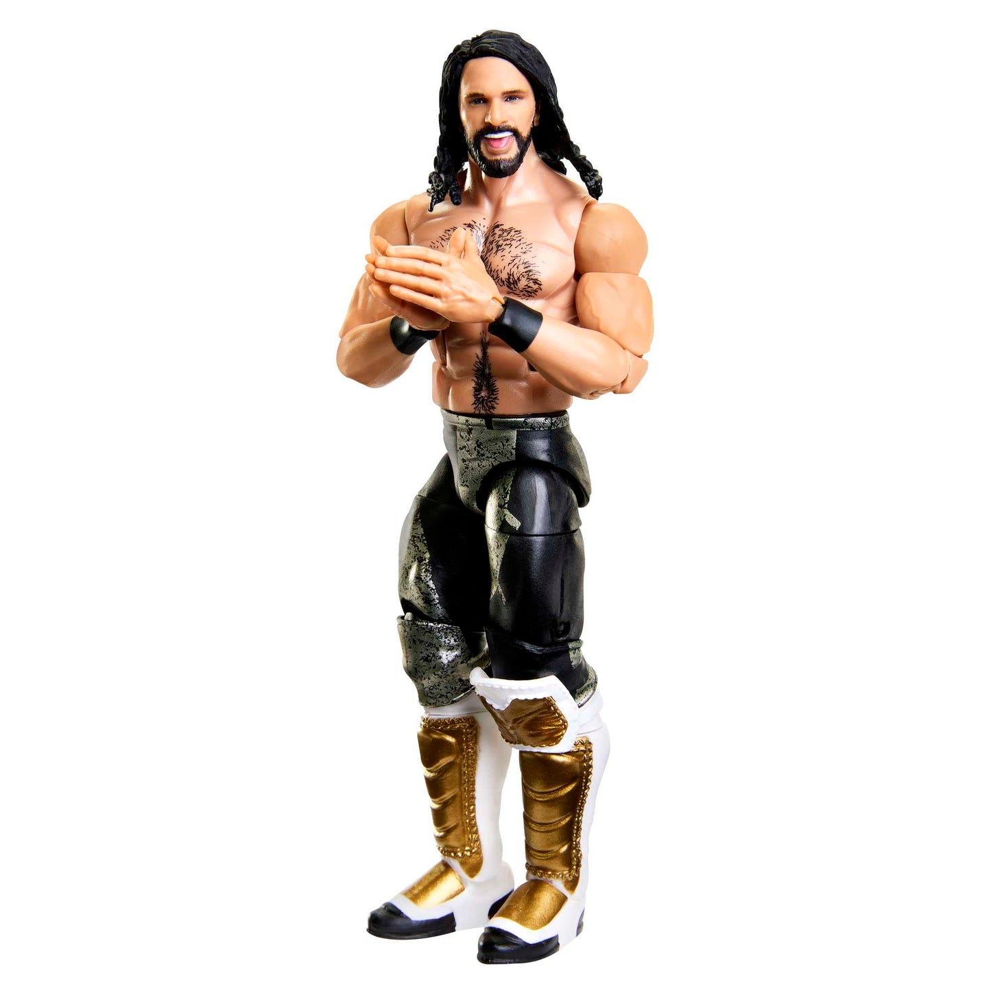 Mattel WWE Seth Rollins Elite Collection Action Figure, Deluxe Articulation & Life-like Detail with Iconic Accessories, 6-inch