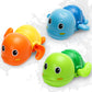 Bath Toys, Cute Swimming Turtle Baby Bath Toys for Toddler 1-3, Water Pool Floating Wind Up Toys for 1 Year Old Boy Girl Gifts, Infant Toddlers Kids