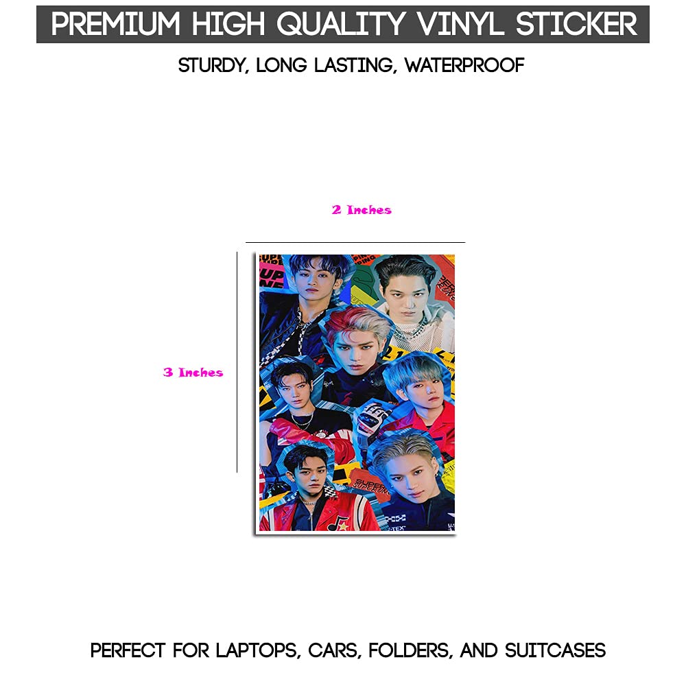 SuperM Stickers - 25 PCS Vinyl Decal Kpop Photocard Set