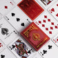 Bicycle Metalluxe Red Playing Cards - Premium Metal Foil Finish - Poker Size