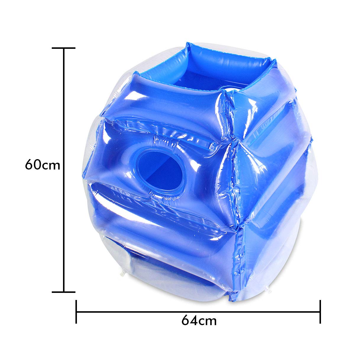 2 Pack inflatable bumper for kids, bumper bounce ball for Kids, kid sumo Balls, Lawn game ball for child outdoor team gaming play for 3-12 ages (24
