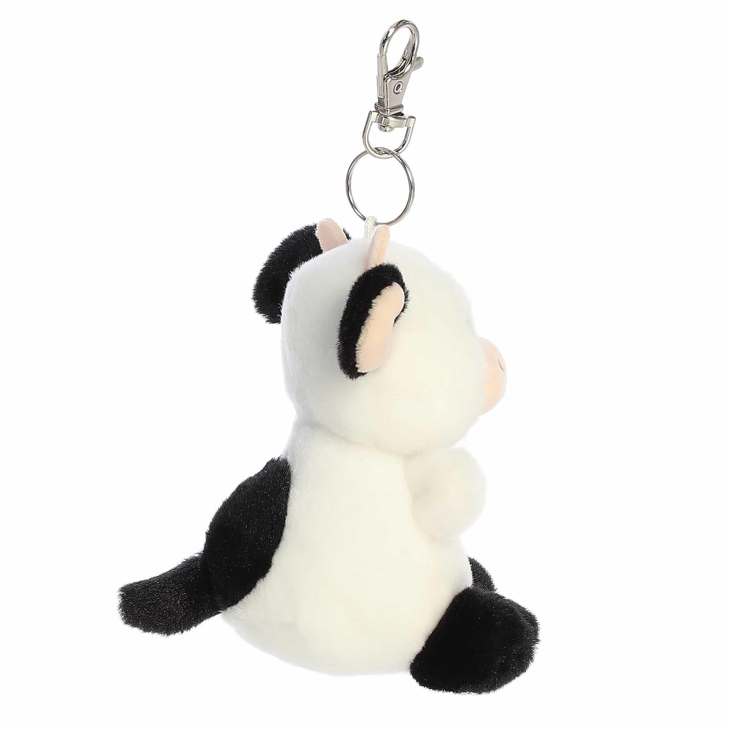 Aurora® Adorable Palm Pals™ Sweetie Cow™ Clip-On- Fun Collectible Plush for Kids and Adult Collectors - Perfect for Backpacks and Birthday Gifts