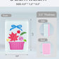 HYZYey Mahjong Tile Set 1.2’’ 160 Acrylic Engraved American Mah Jongg Game Tiles with PU Bag 6 Dice Accessories Gifts for Majong Players Beginners