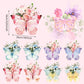 NIhtian 12pcs Tea Party Decorations,Flower Boxes Centerpiece Princess Centerpieces for Tables Teapot Vase Table Decor for Floral Tea Themed Birthday