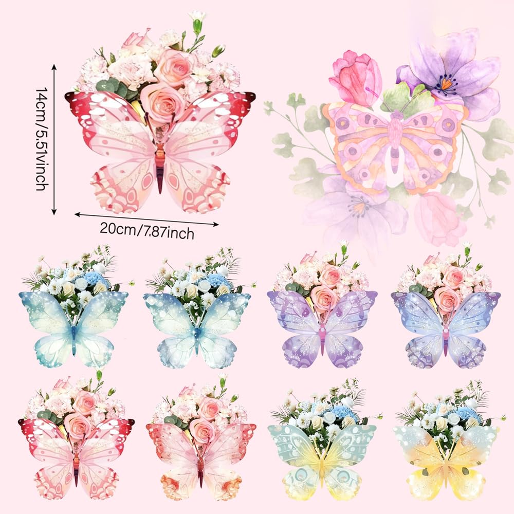 NIhtian 12pcs Tea Party Decorations,Flower Boxes Centerpiece Princess Centerpieces for Tables Teapot Vase Table Decor for Floral Tea Themed Birthday