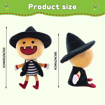Sew Butiful Pumpkin Boy Doll Cute Plushie Stuffed Yellow Plush Toy Gift for Kids, Girls, Children Birthday Christmas