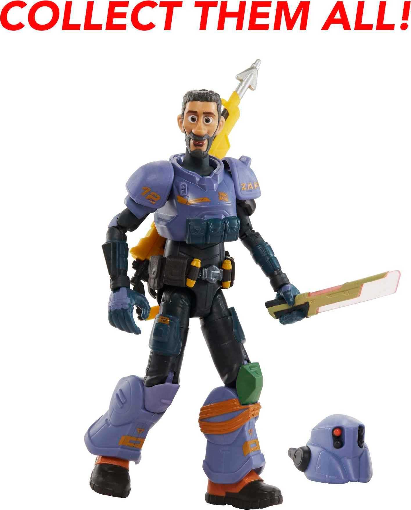 Mattel Disney and Pixar Lightyear Action Figure & Accessories Set, Alpha Class Mo Morrison 7-inch Collectible Toy with 24 Movable Joints