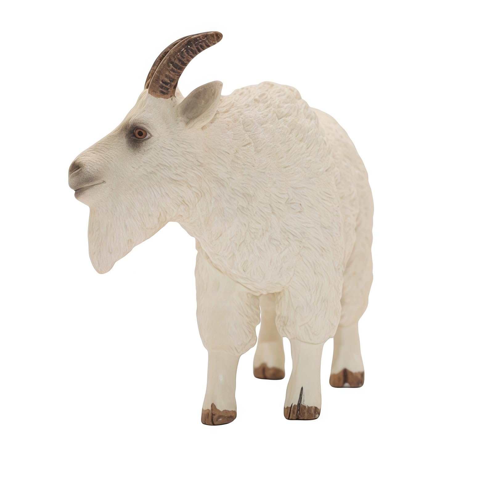 Higherbros Goat Animal Toy, Sheep Farm Animal Play Figure for Party Favors, Cake Topper, Gifts, Prizes, Rewards, Giveaways