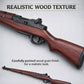 Full Size 43.5" WWII Style Foam M1 Rifle Prop - Wood Texture, Lightweight Non-Functional Military Cosplay Display for Adults