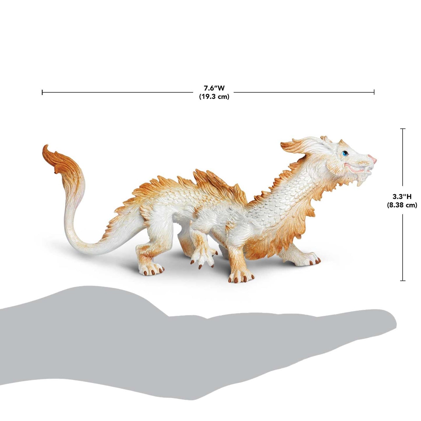 Safari Ltd. Good Luck Dragon Figurine - Detailed 8" Model Figure - Fun Educational Fantasy Play Toy for Boys, Girls & Kids Ages 4+