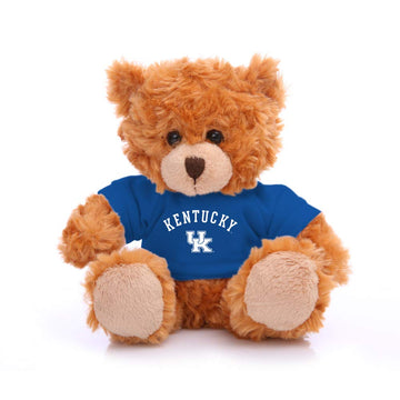 Plushland Collegiate Jersey Bear 6” - Team Sports Vivid Clear Color Toy, Stuffed Animals Toy, State University, School Logo Kids, Bulk Parties Edition