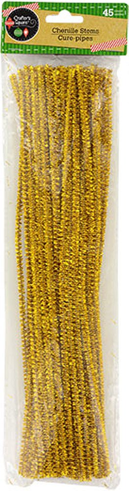 Chenille Stems Cure - Pipes Gold 45pc