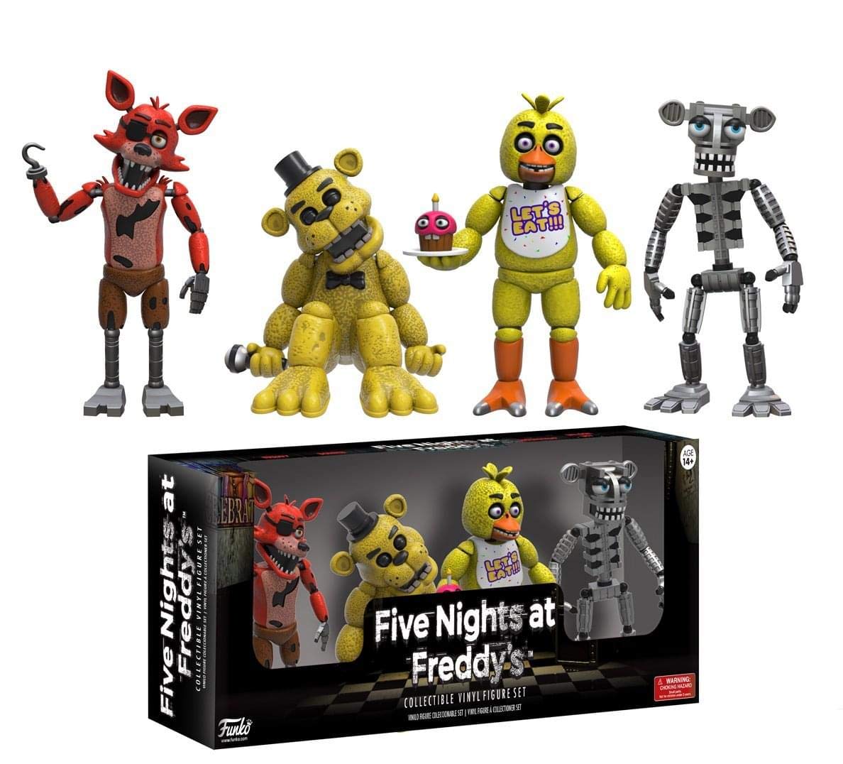 Funko Five Nights at Freddy's 4 Figure Pack(1 Set), 2"