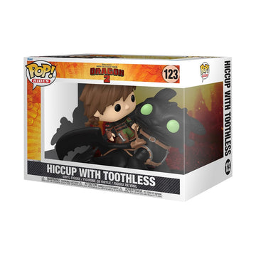 Funko Pop! Rides Deluxe: How to Train Your Dragon - Hiccup with Toothless - Collectable Vinyl Figure - Gift Idea - Official Merchandise - for Kids &