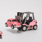 RCTRORCARY RC Forklift Truck with Trailer 1/64 Mini Alloy Remote Control Forklift, 2 Mode Speed Truck with Cargo Hook, Pallets, RC Construction