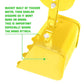 Sandbox Digger Toy Excavator with Wheels- Foldable Playground Equipment for Outdoor Play w/No-Bend, No-Pinch Heavy Duty Metal Ride On Sand