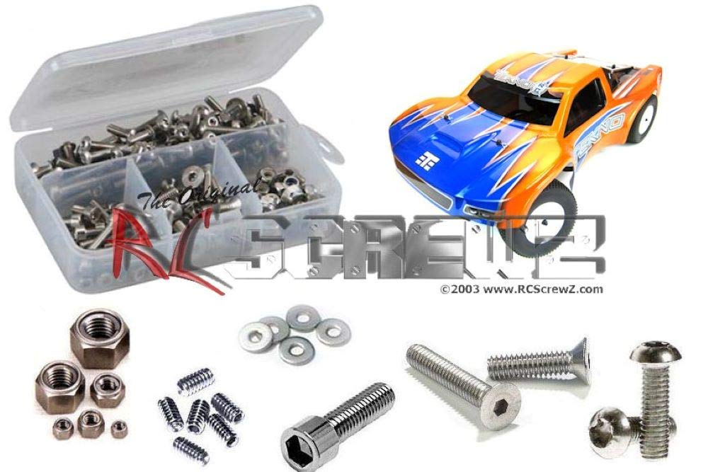 Tek002 - Compatible with Tekno RC SCT-410 Stainless Steel Screw Kit