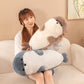 Xshelley 24 inch Otter Marine Animals Plush Hugging Pillow,Cartoon Sea Otter Stuffed Animal Plush Doll,Christmas Birthday for Kids Gift (Brown)