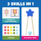 Educational Insights Pattern & Sequencing Wooden Board - Color Matching Toy for Kids, Fine Motor Kits, Sequence Board Games for Toddlers, Preschool