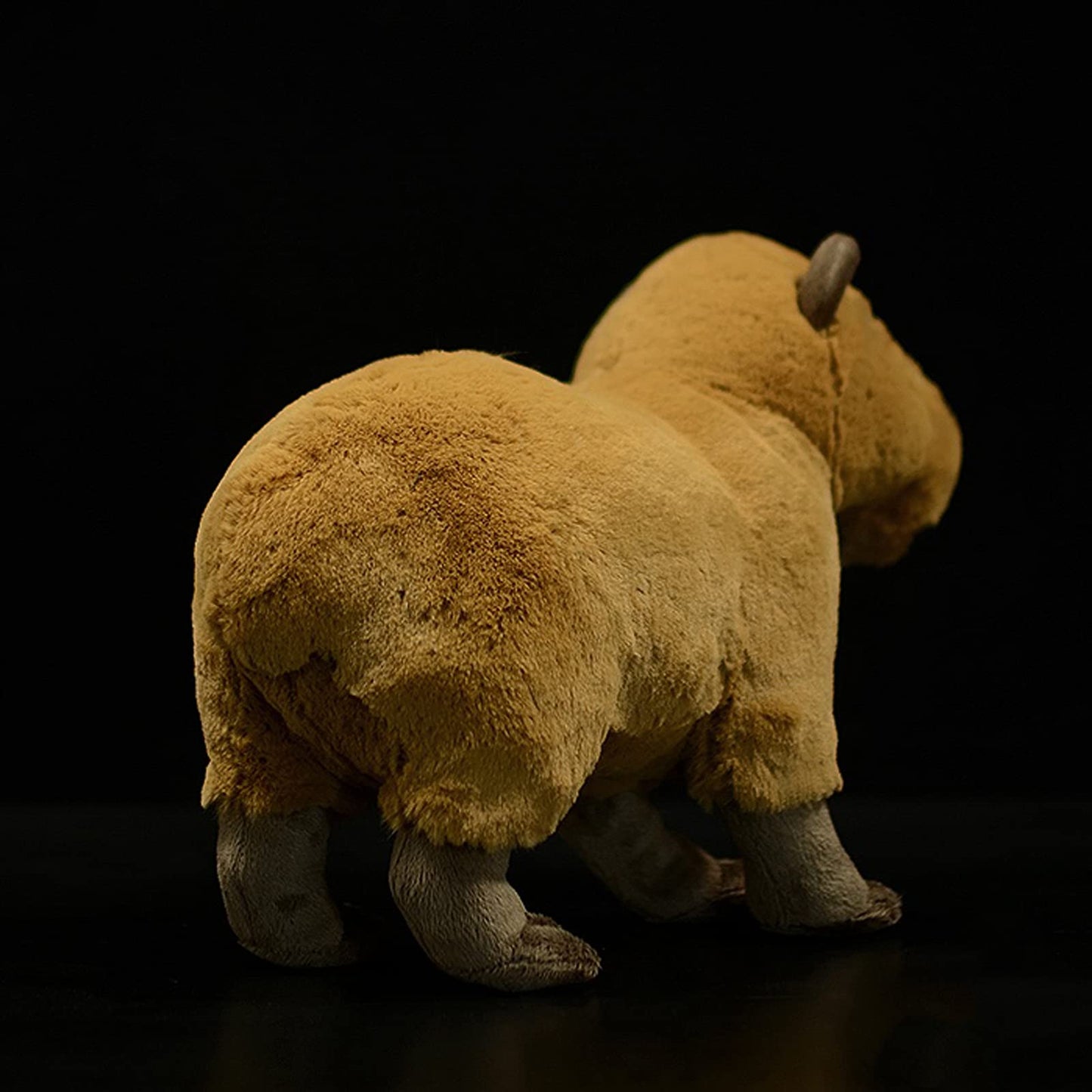 ZHONGXIN MADE Simulation Capybara Plush Toy - Soft Real Life Rodent Simulation Plush Toys, Lifelike Wild Animals Crawling Capybara Stuffed Toys