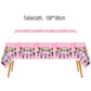 Ananju 2pcs Children Birthday Party Tablecloth Table Cover,Children Birthday Supplies Decorations (1)