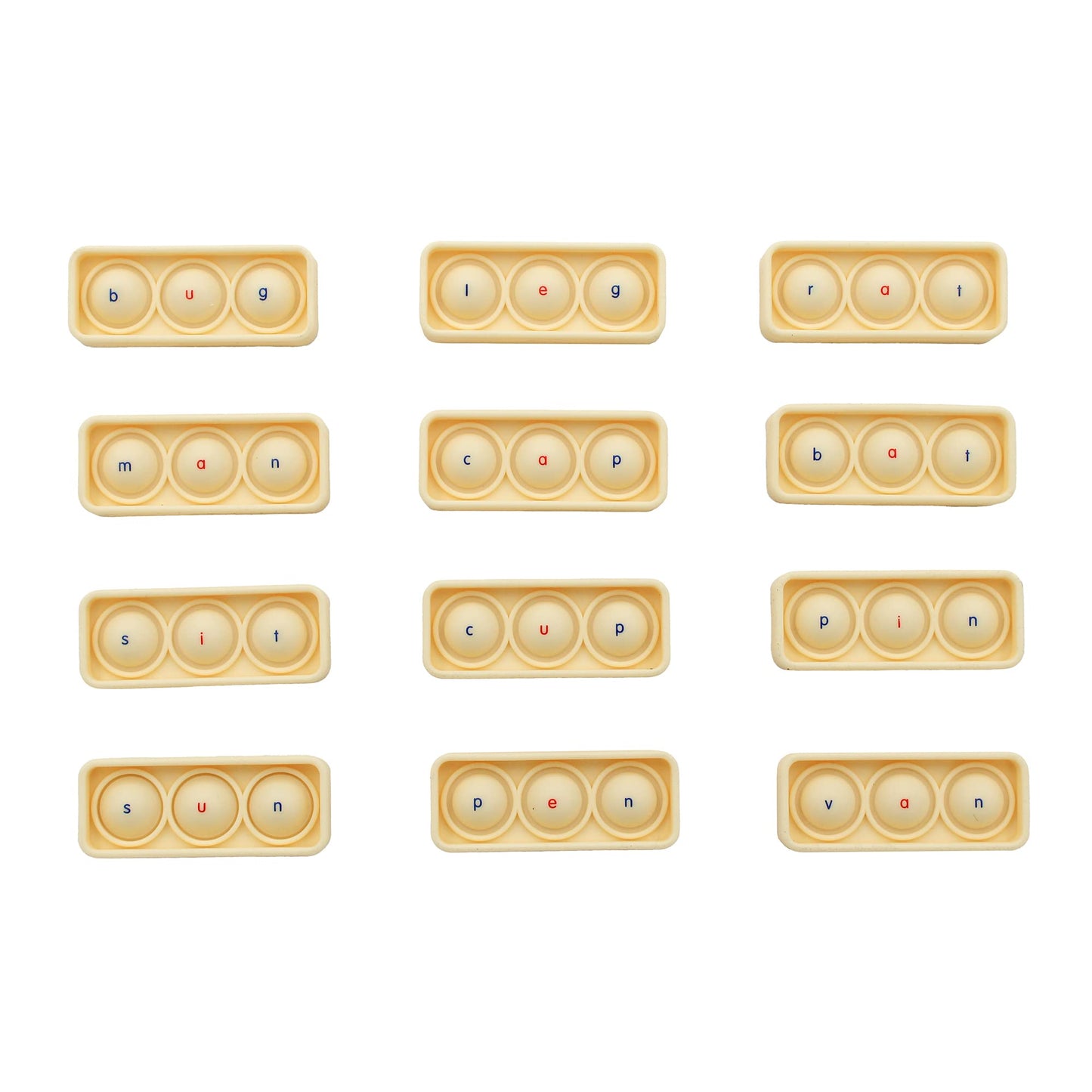 Junior Learning CVC Bubble Boards, Multicolor (JL682)