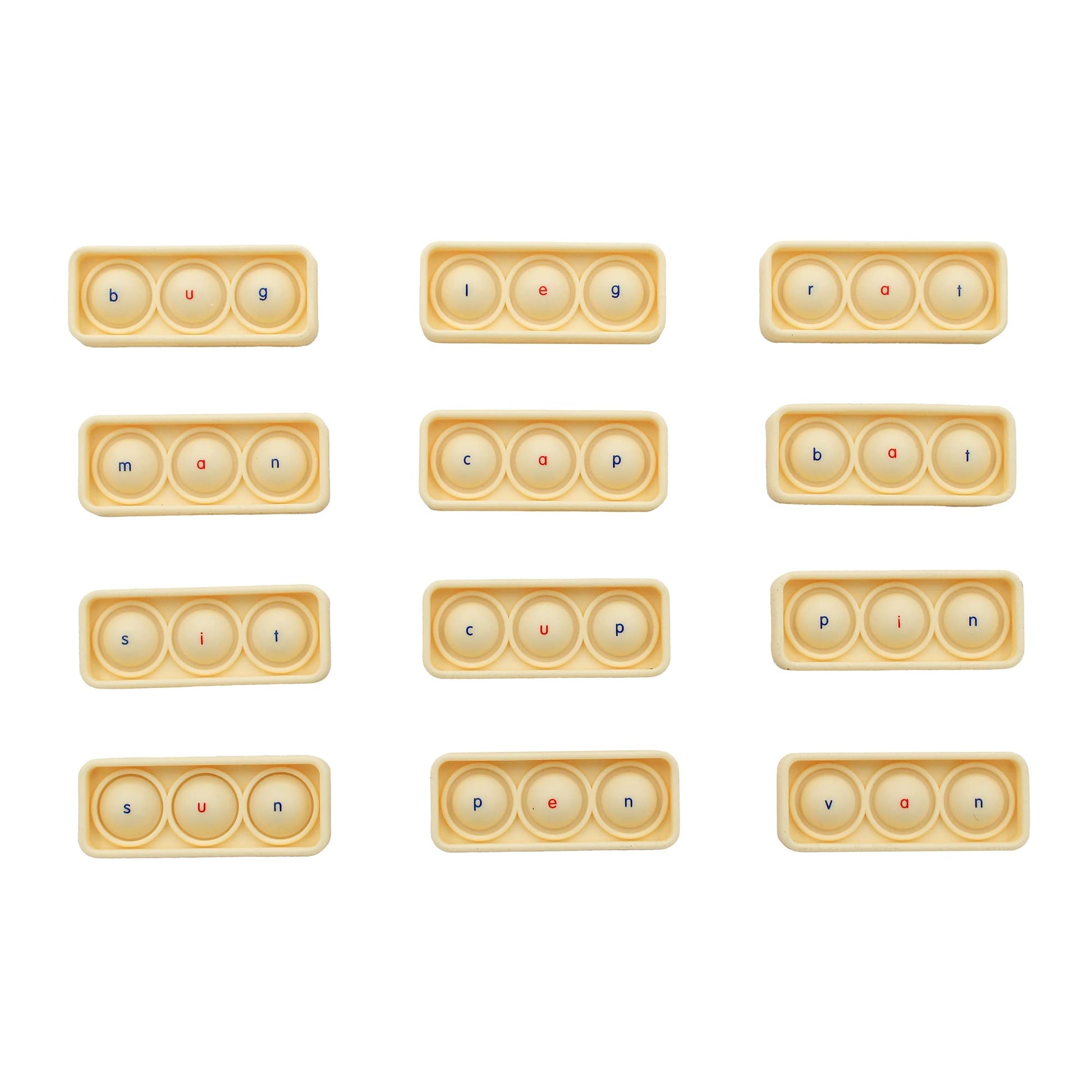 Junior Learning CVC Bubble Boards, Multicolor (JL682)