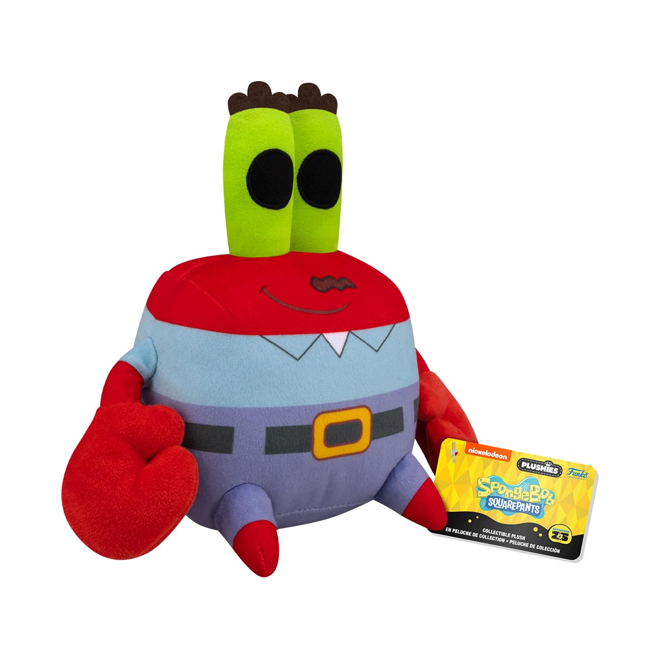 Funko POP! Plush: Spongebob Squarepants 25th Anniversary - Mr. Krabs - Collectable Soft Plush - Birthday Gift Idea - Official Merchandise - Stuffed