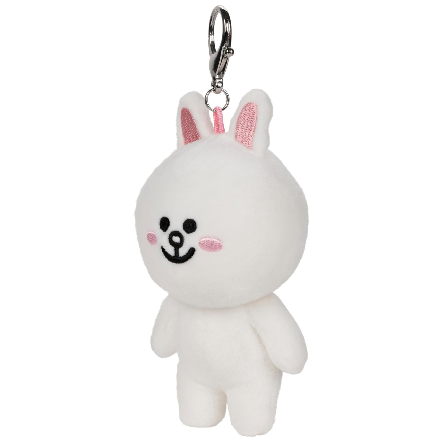 GUND LINE Friends Cony Rabbit Backpack Clip Plush Stuffed Animal, 5"