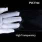 100 PCS Currency Sleeves - Clear Dollar Holder with Storage Box Banknote Protector for Paper Money Bills Stamps Collection Supplies