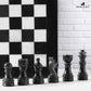 Radicaln Marble Chess Set 12 Inches Black and White Handmade Chess Game - 1 Chess Board & 32 Chess Pieces - Board Game for 2 Player Games - Adults