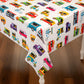 Fun Express Food Truck Plastic Tablecloth Roll - VBS Vacation Bible School Supplies/Decor