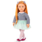 Our Generation - Arlee - 18-Inch Doll - Red Hair & Blue Eyes - Fashion Outfit - Cat-Ear Headband - Toy for Kids 3 Years +