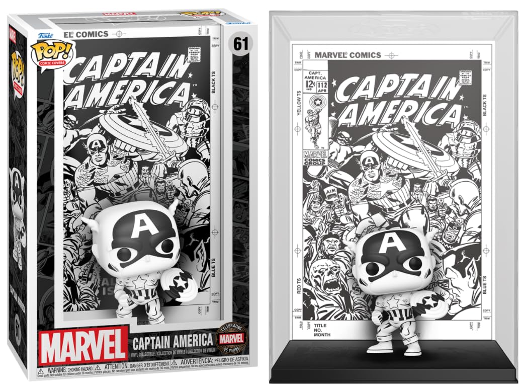 Funko POP Comic Cover: Marvel's 85th Anniversary - Captain America - Marvel Comics - Collectable Vinyl Figure - Gift Idea - Official Merchandise - for