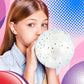 JA-RU Bloonie Inflatable Mega Ball (4 Packs) Soft Clear Confetti Filled Bubble for Kids & Adults. Summer Pool, Beach, Yard Toys. Party Favor, Birthday