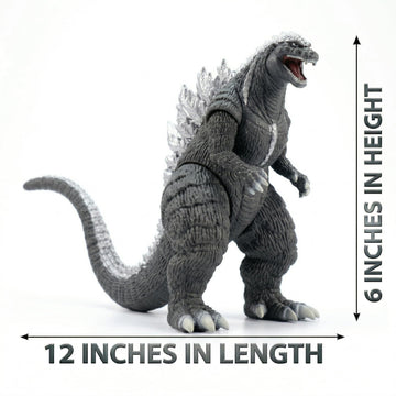 Large Dragon Monster Action Figure 12 Inch Head to Tail Movable Joints, Detailed Creature Toy with Carry Bag for Kids, Collectors & Gift