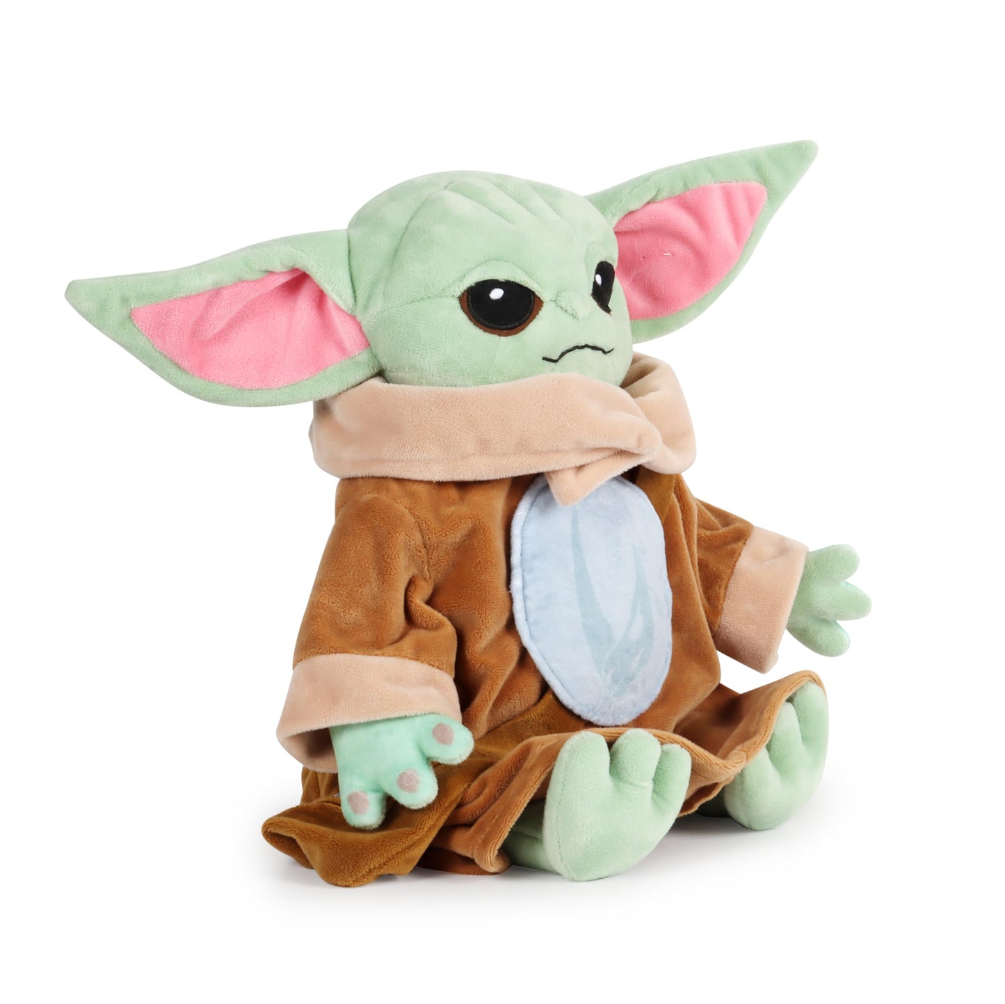 Jay Franco The Mandalorian Plush Pillow Buddy - Large Kids Ultra-Soft Stuffed Plushie & Cozy Pillow, Official Licensed Star Wars, 15 Inches, Multi