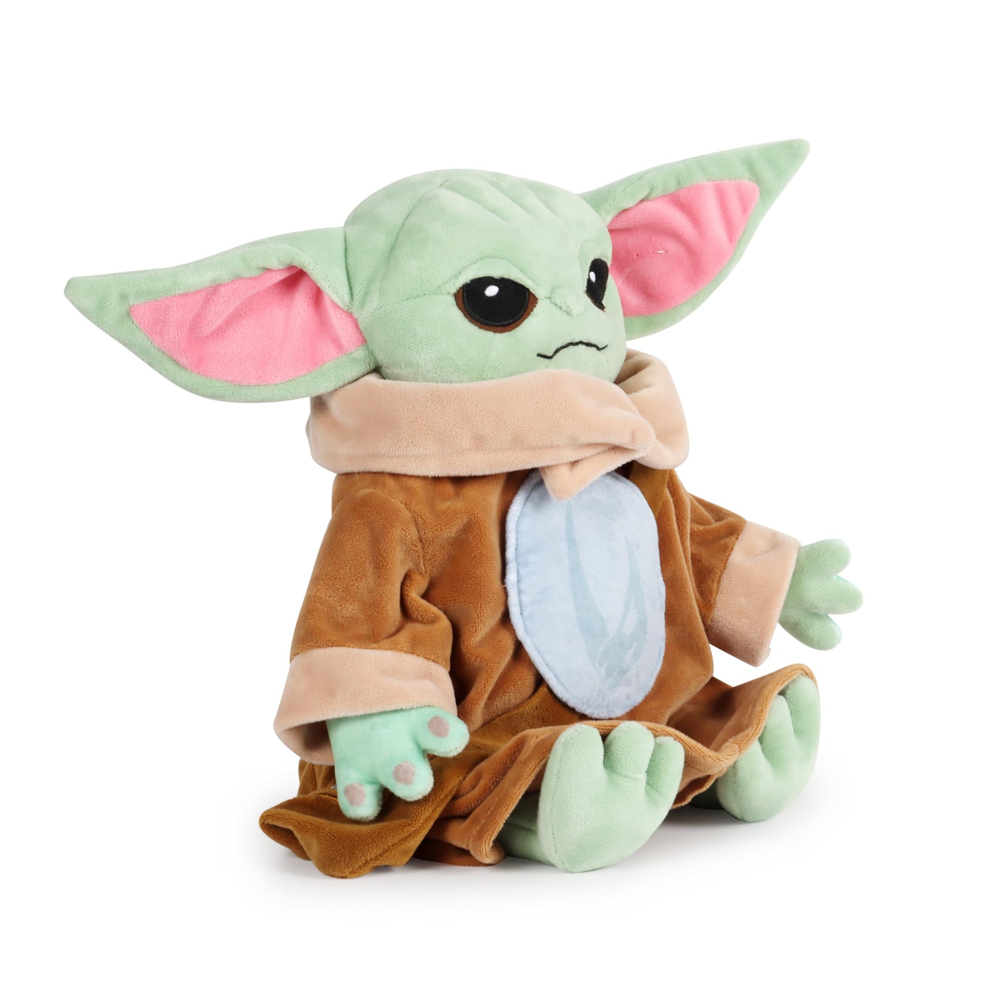 Jay Franco The Mandalorian Plush Pillow Buddy - Large Kids Ultra-Soft Stuffed Plushie & Cozy Pillow, Official Licensed Star Wars, 15 Inches, Multi