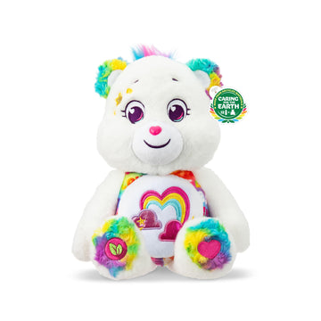 Care Bears Medium Plush - True Friend Bear - Perfect Stuffed Animal Holiday, Birthday Gift, Super Soft and Cuddly - Good for Girls and Boys
