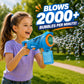 Automatic Bubble Gun, with Bottle Bubble Refill Bubble Solution, Automatic Bubble Machine Gun, Freestanding Blower Bubble Machine Blaster, Outdoor