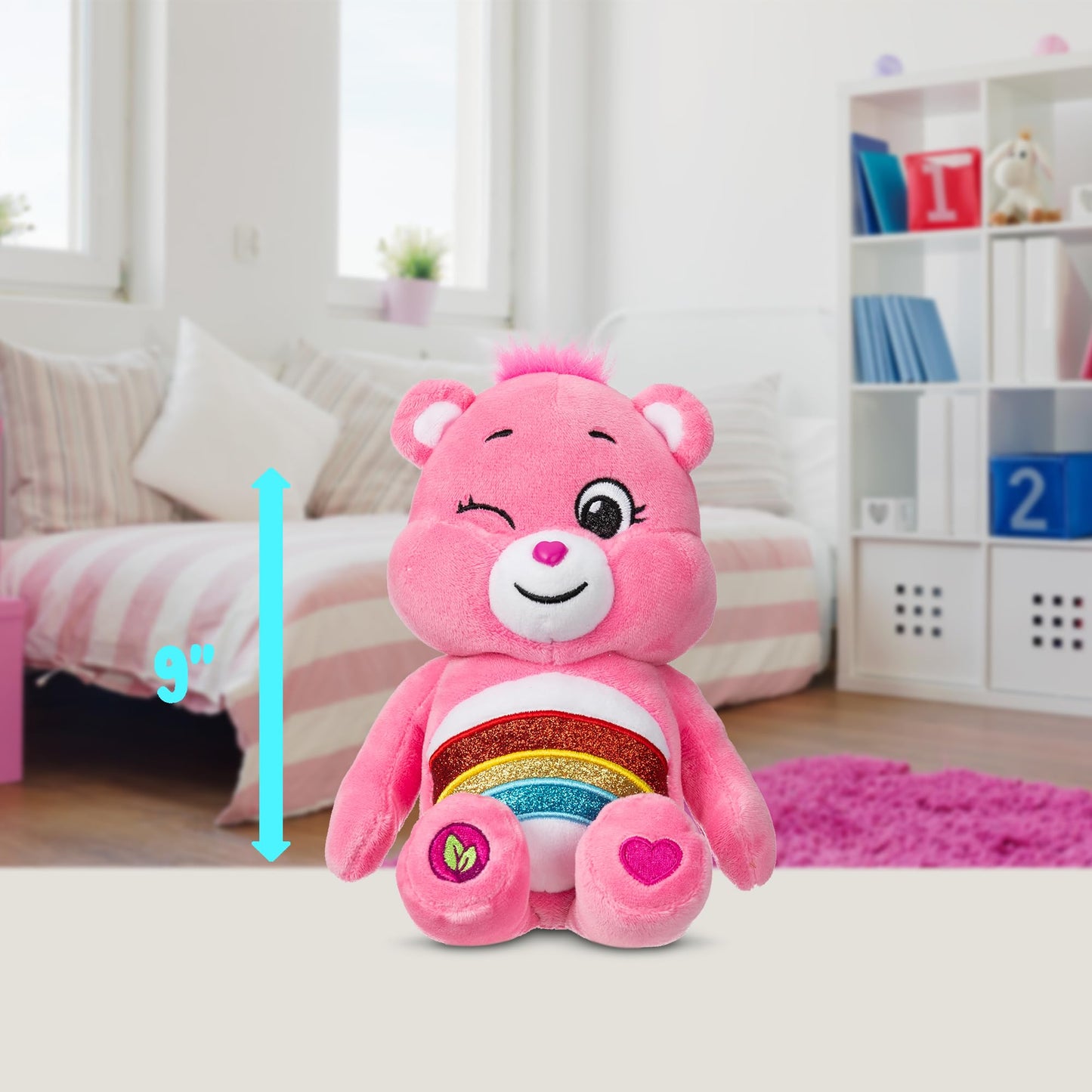 Care Bears - Fun Size - Cheer Bear Sparkle Plushie
