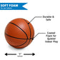 Soft Foam Mini Basketball - 3" Ball for Nerf Hoops & Indoor Play - Durable & Lightweight, Textured Surface, Compatible with Nerf Hoop - Set