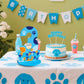 Dog Paw Birthday Party Decorations, Dog Paw Birthday Number Sign Centerpiece, 3rd Table Topper Wooden Centerpiece for Dog Theme 3rd Birthday Supplies