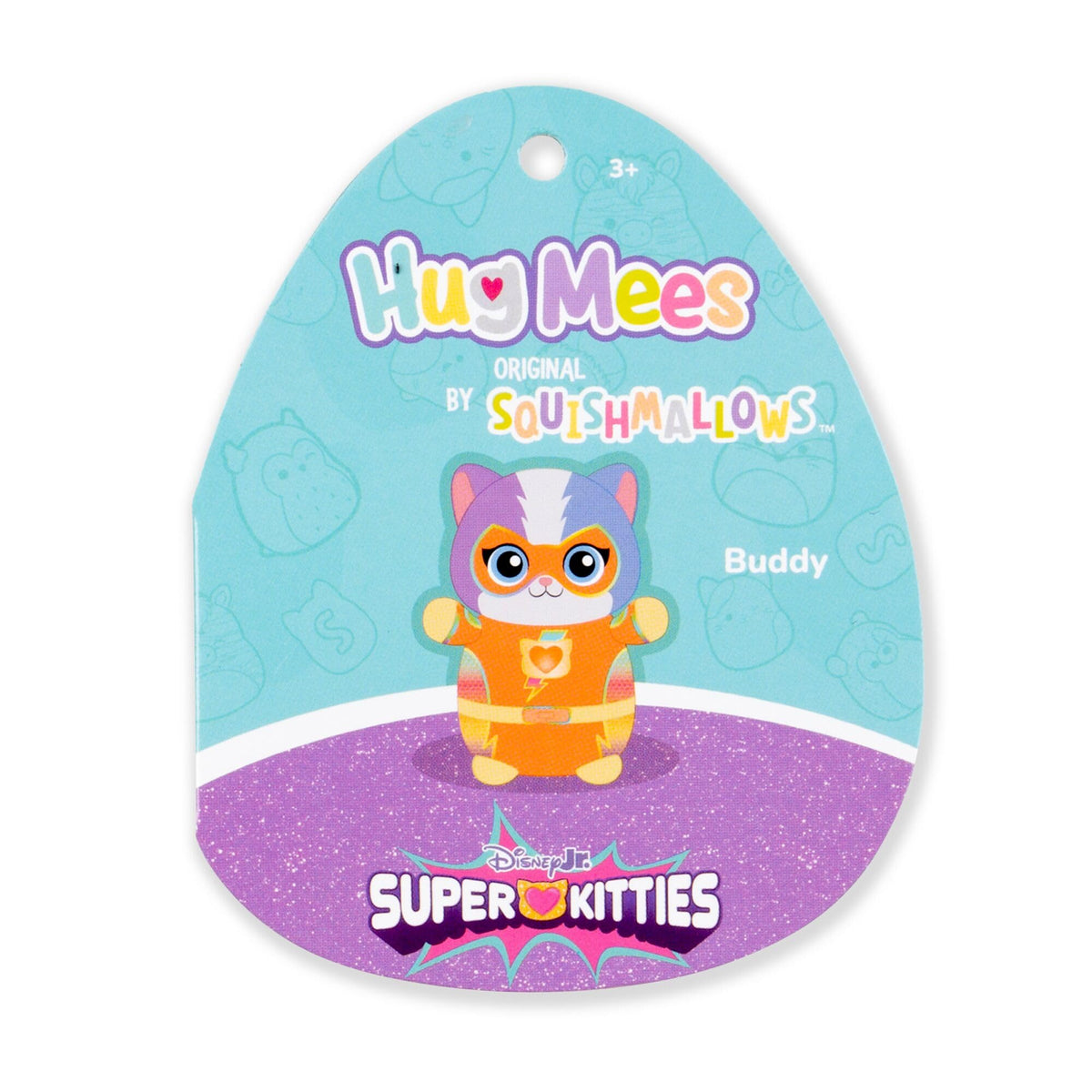 Squishmallows Original Disney SuperKitties 10in Buddy HugMees - Ultrasoft Official Jazwares Plush (Medium-Sized)