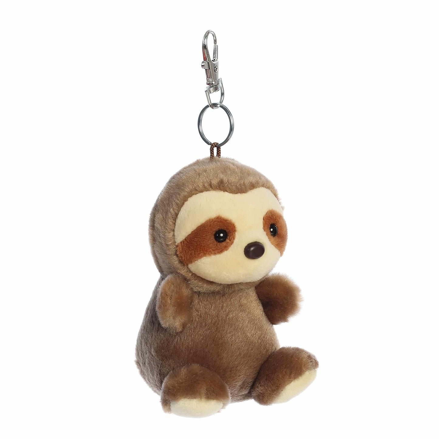 Aurora® Adorable Palm Pals™ Slomo Sloth™ Clip-On - Fun Collectible Plush for Kids and Adult Collectors - Perfect for Decorating Rooms and Birthday
