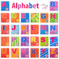 Baby First Flash Cards, 26 Soft Alphabet Cards with Cloth Storage Bag