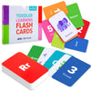 Wildkin Learning Flashcards for Boys and Girls, Include 60 Cards with Four Learning Categories, Activities for Toddlers and Preschool, Kids
